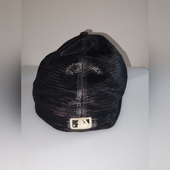 NEW ERA 59FIFTY SAN DIEGO PADRES FITTED BLACK BLACK WHITE HAT - Picture 3 of 5